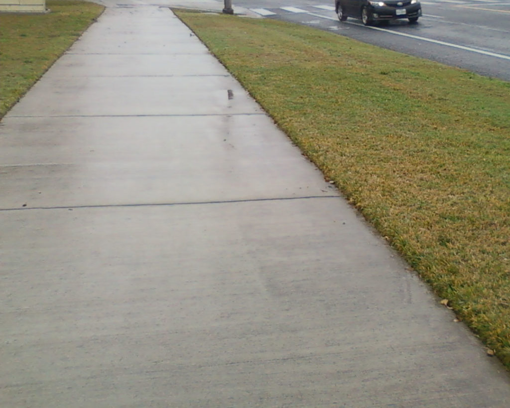 concrete sidewalk