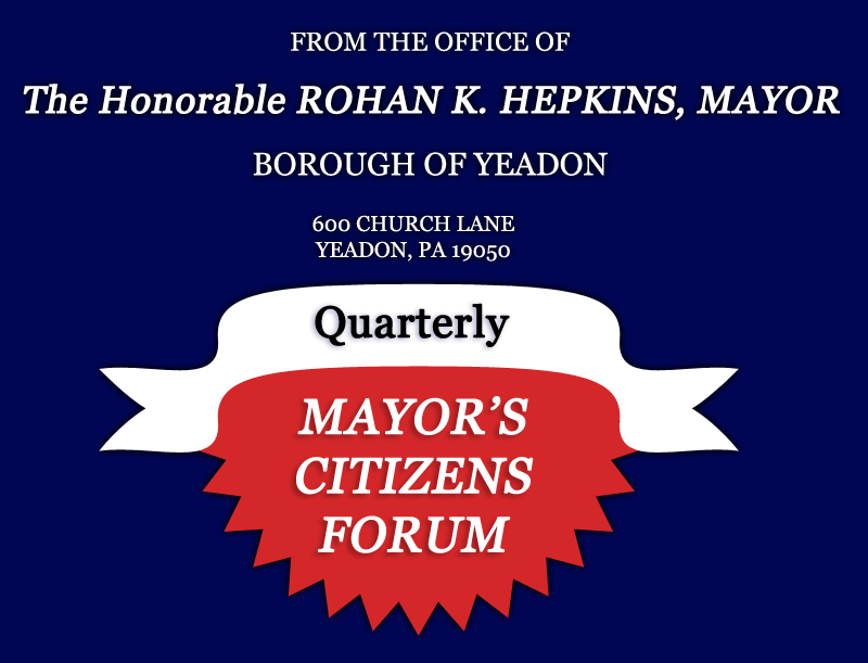 Mayor's Citizen Forum