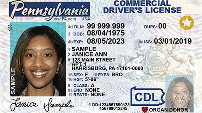 how much does pennsylvania real id cost