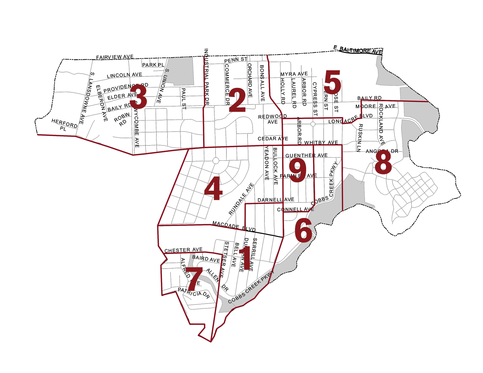 Map of Precincts