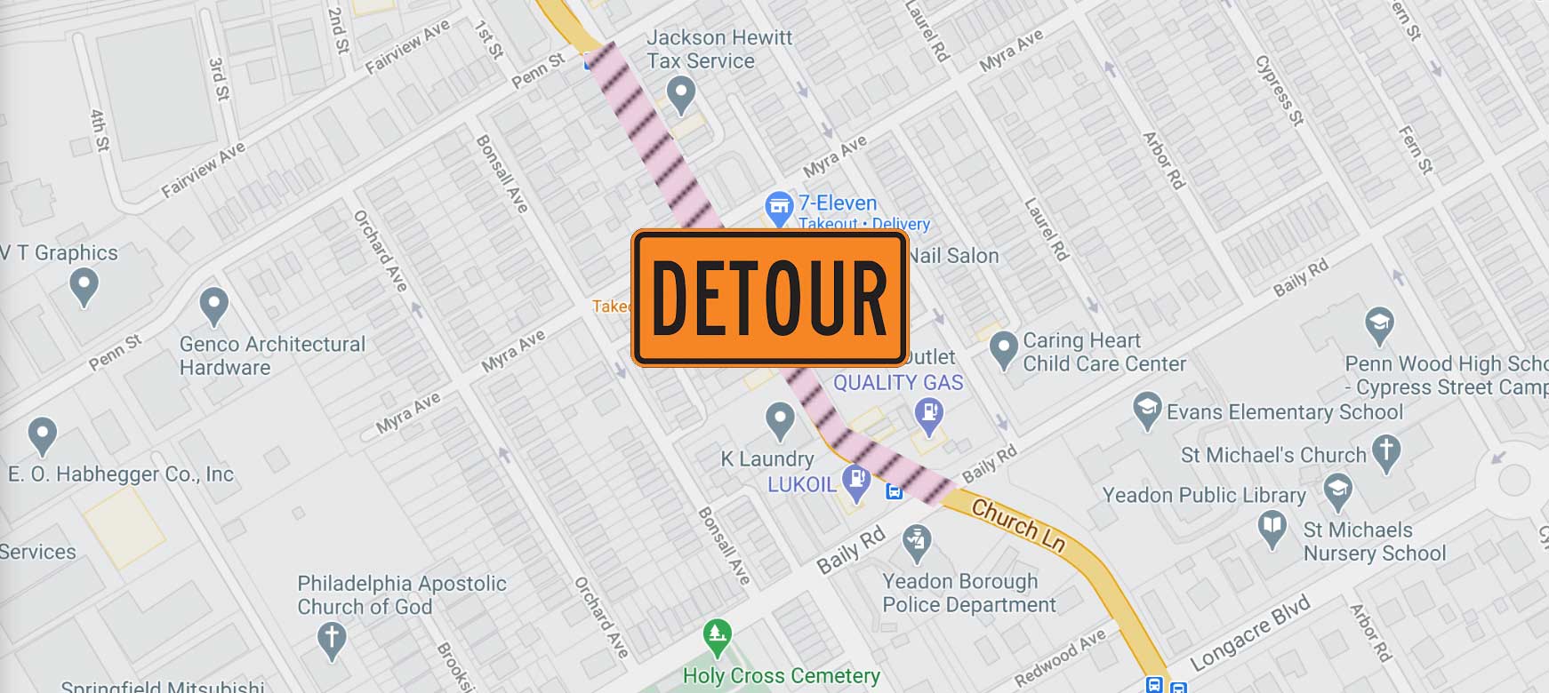 Church Road Closure