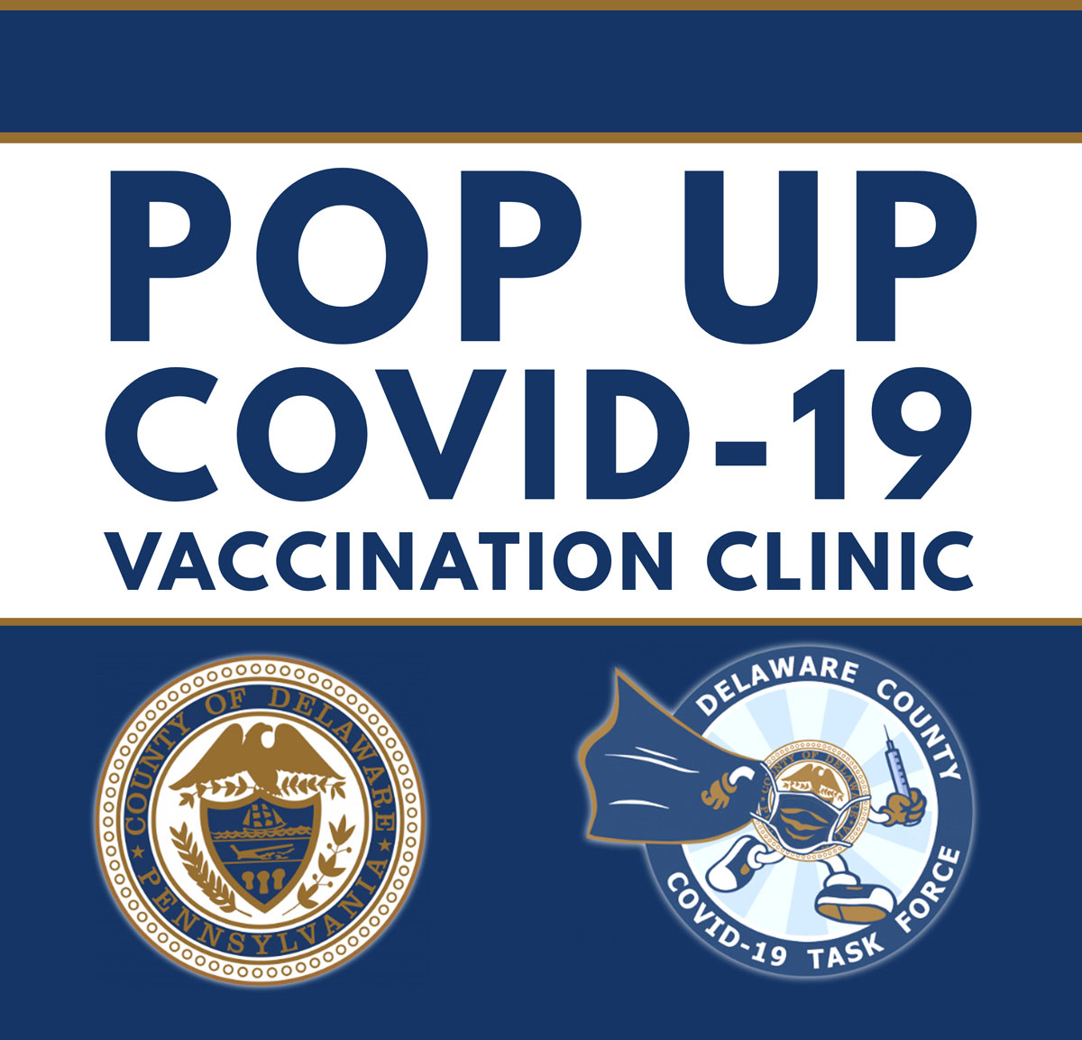 Pop Up COVID Vaccination Clinic Yeadon Borough