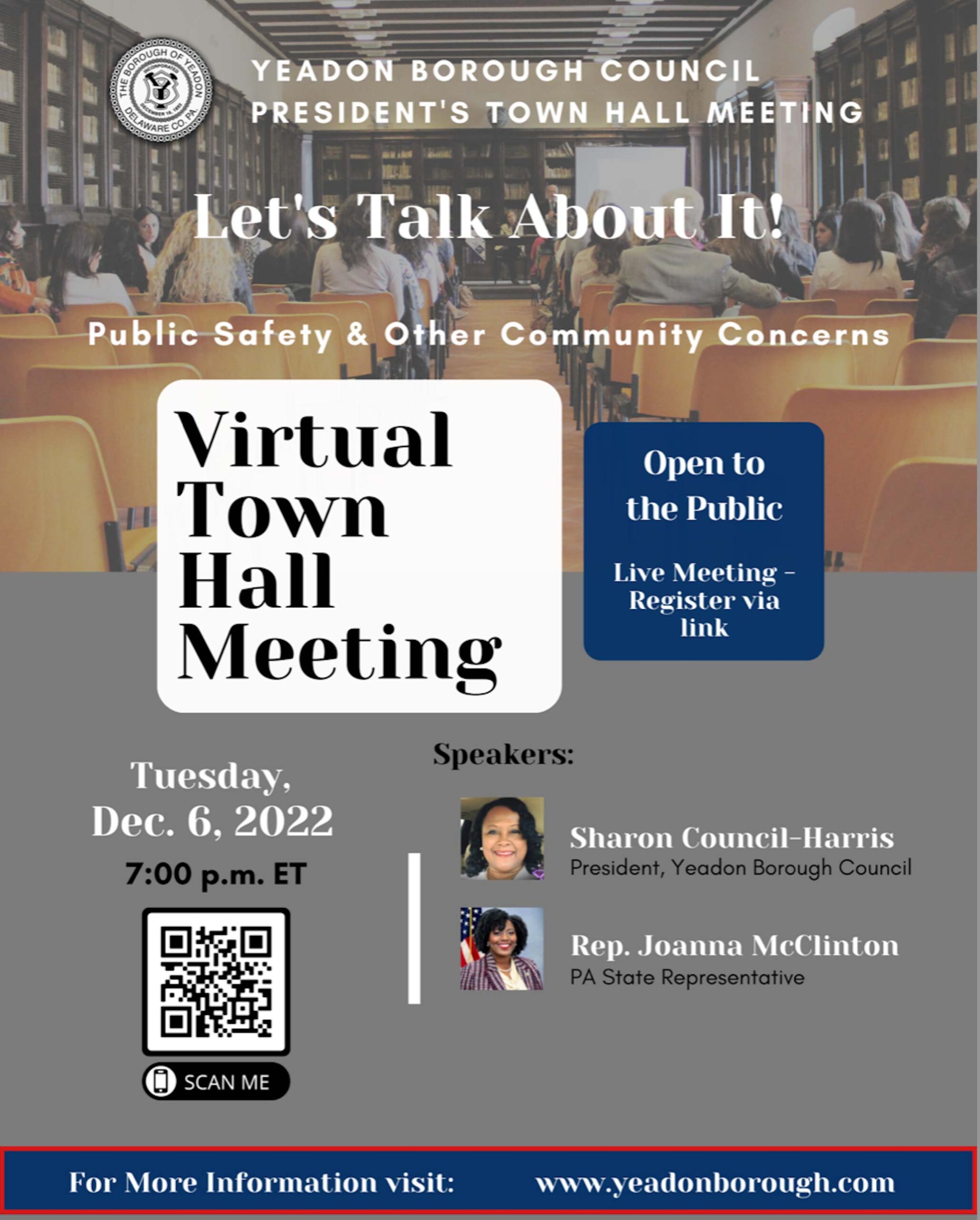 Council President's Town Hall Meeting