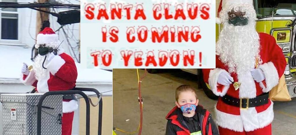 santa is coming to Yeadon