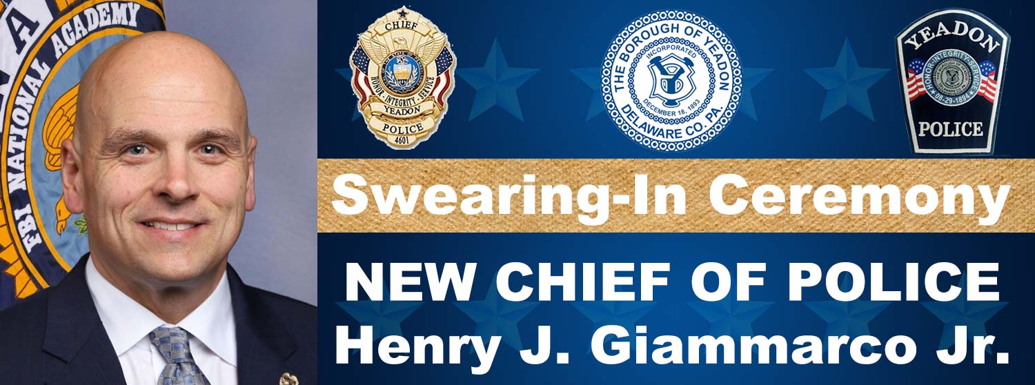 New Chief of Police Henry J. Giammarco Jr.