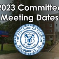 2023 Committee Meeting Dates