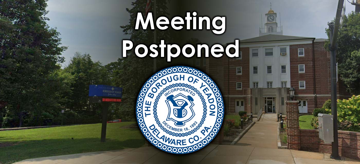 Meeting Postponed