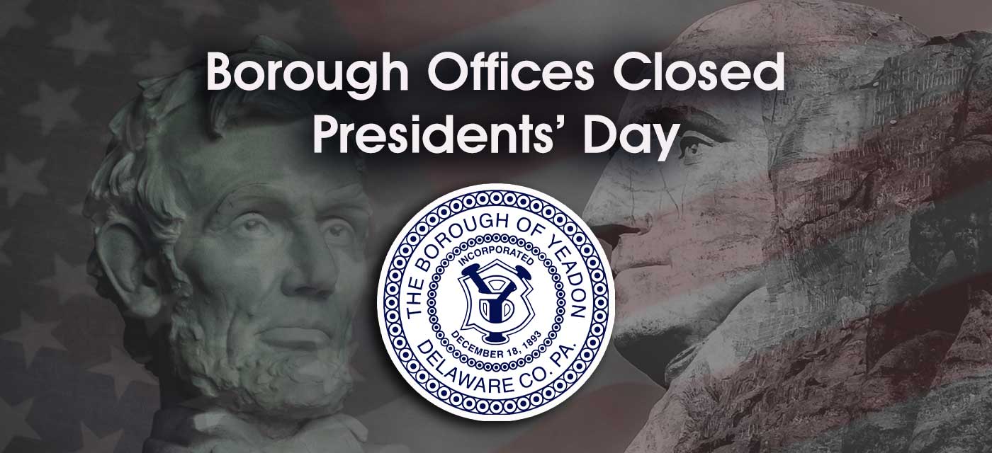 Offices Closed Monday Feb. 19