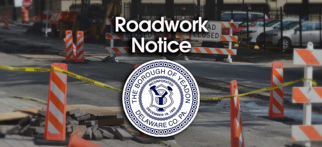 Roadwork Notice