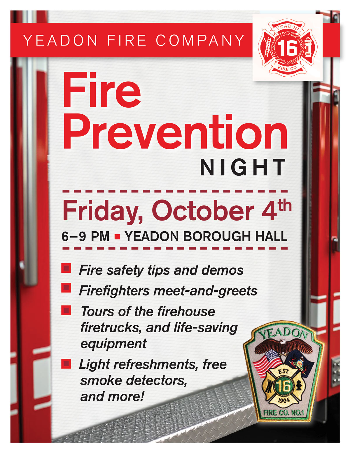 Yesadon Fire Open House Night