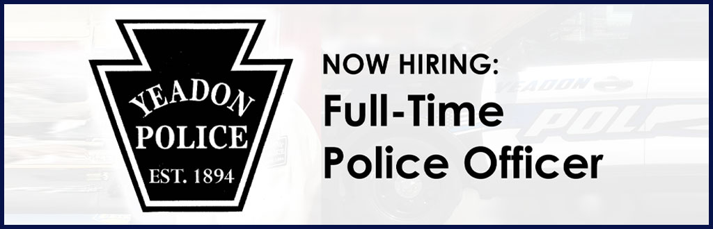 Now Hiring Full Time Officer