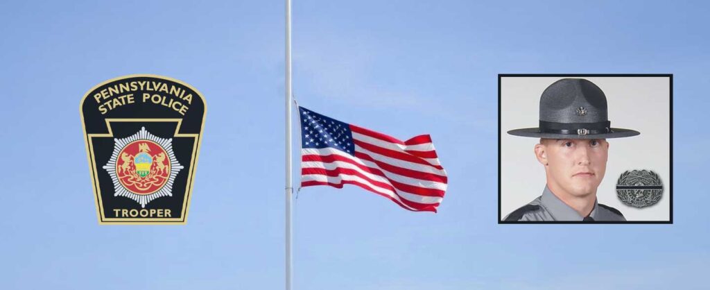 Flags at half staff notice