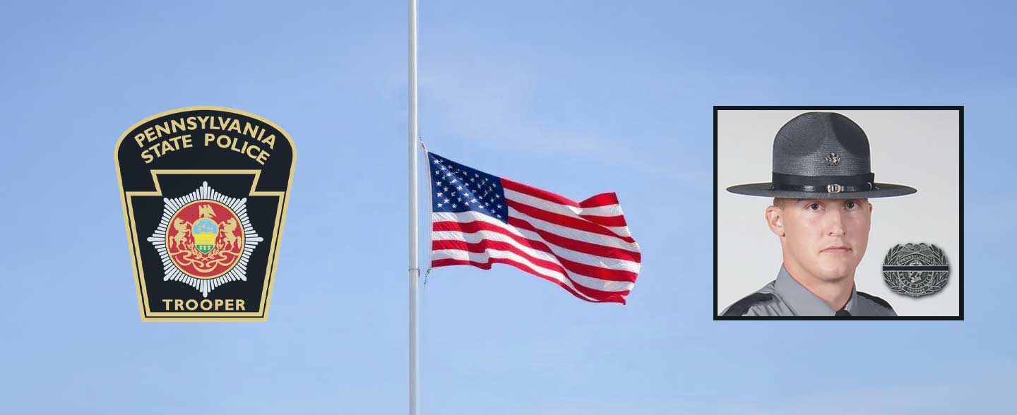 Flags at half staff notice