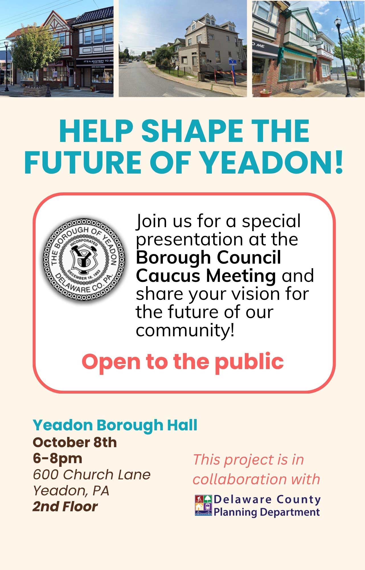 YEADON MEETING OCTOBER 8 2026